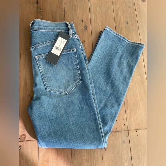 Veronica Beard Carly high-rise kick flare bright lakeshore jeans NWT - Picture 6 of 11